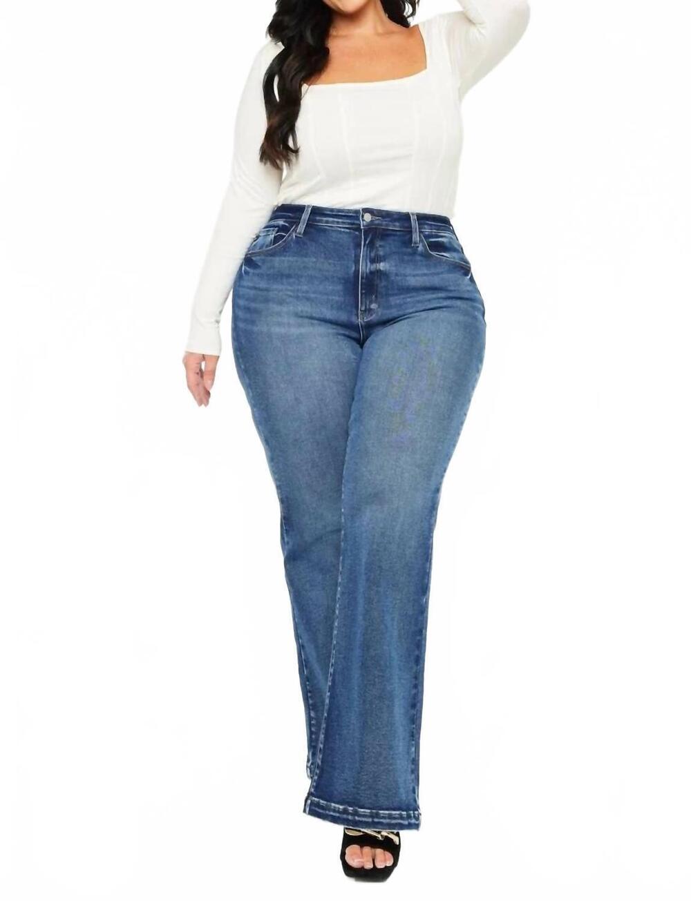 NEW KANCAN fit me everywhere jeans - plus in dark wash